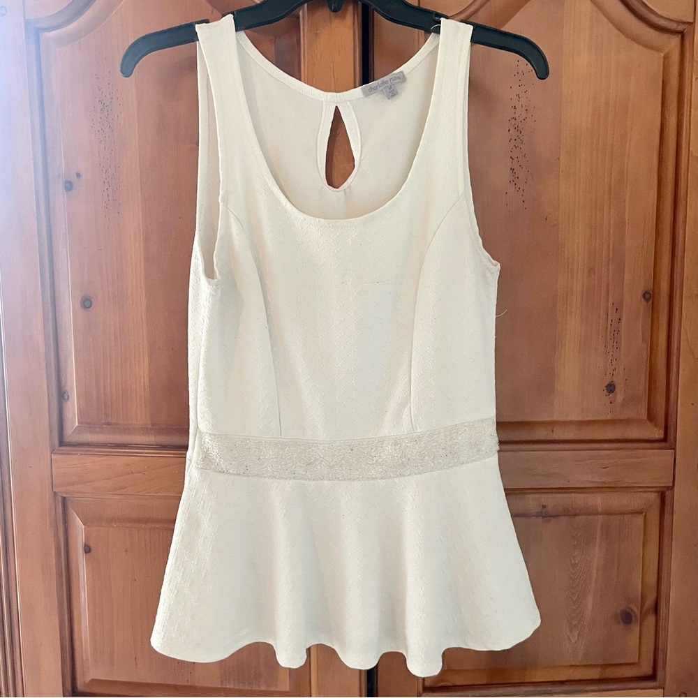 Charolette Russe White Blouse